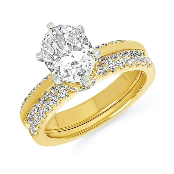 14k Yellow Gold Bridal Set Scirto's Jewelry Lockport, NY