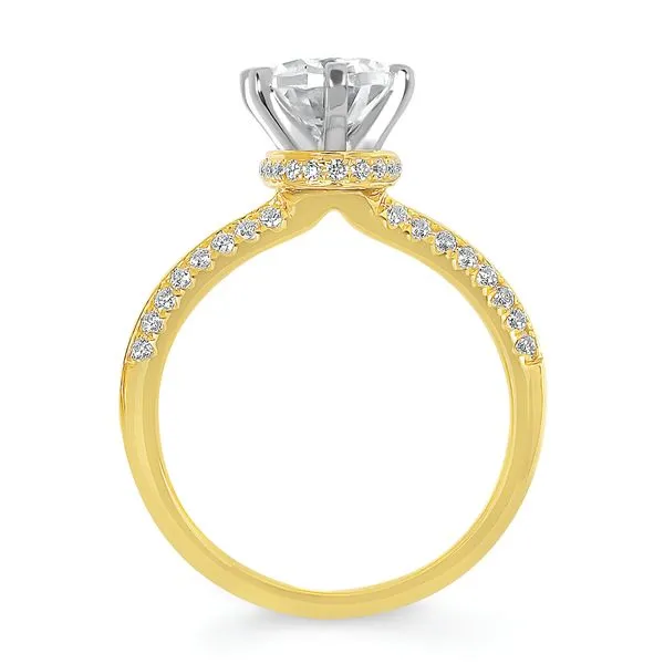 14k Yellow Gold Bridal Set Image 4 Michael's Jewelry North Wilkesboro, NC