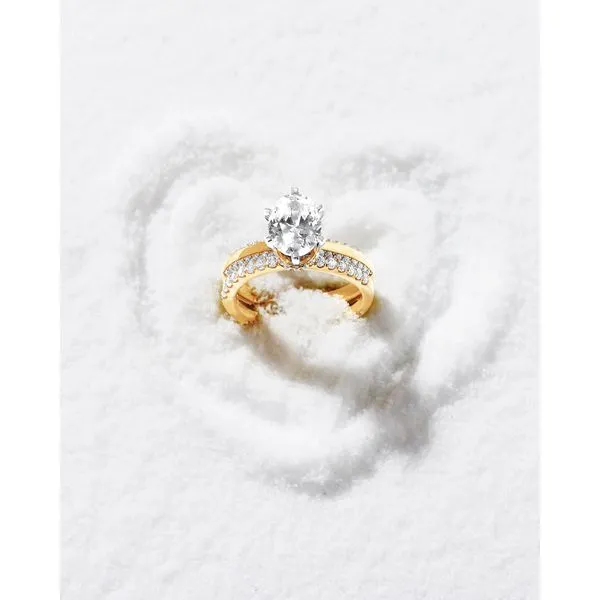 14k Yellow Gold Bridal Set Image 5 Pfaff Jewelers Grandville, MI