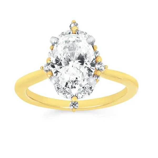 14k Yellow & White Gold Bridal Set Image 2 The Blue Diamond Jefferson City, MO