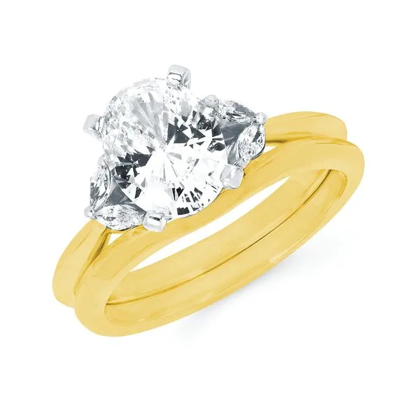 14k Yellow & White Gold Bridal Set McCoy Jewelers Bartlesville, OK