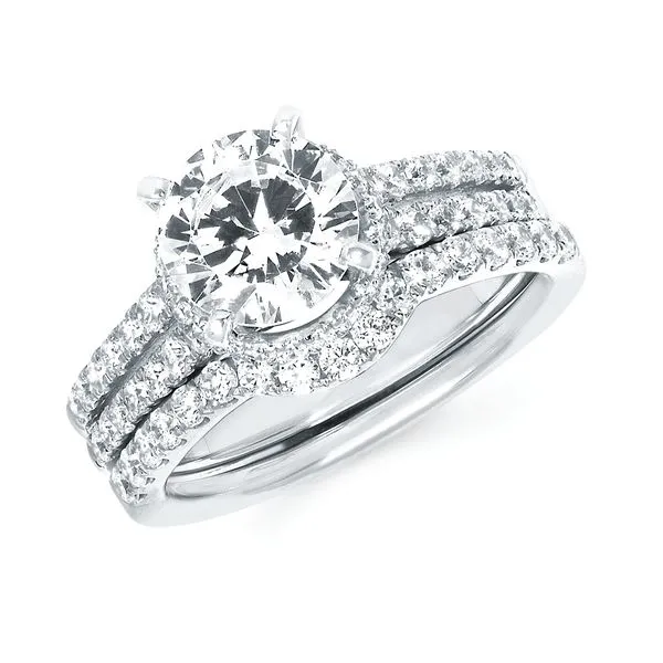 14k White Gold Bridal Set The Blue Diamond Jefferson City, MO