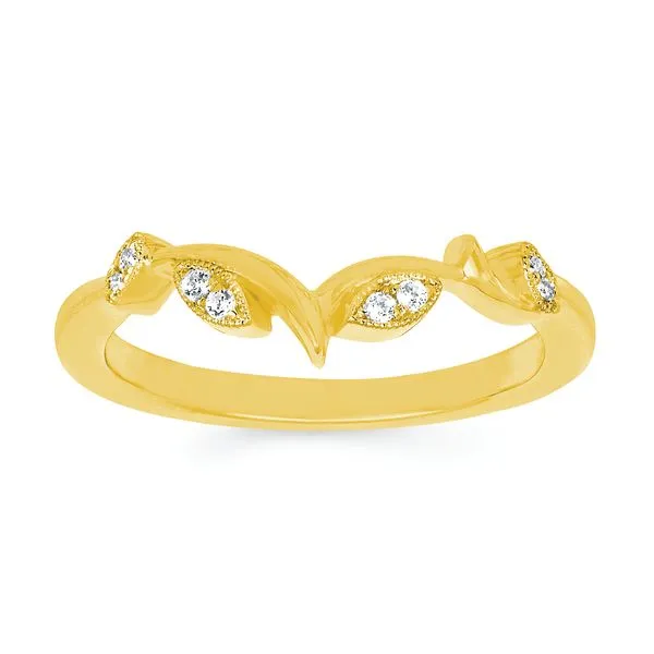 14k Yellow & White Gold Bridal Set Image 4 Beckman Jewelers Inc Ottawa, OH