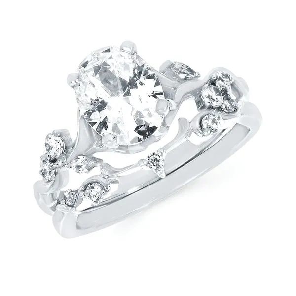 14k White Gold Bridal Set McCoy Jewelers Bartlesville, OK