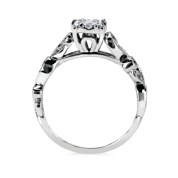 14k White Gold Bridal Set Image 4 Pfaff Jewelers Grandville, MI