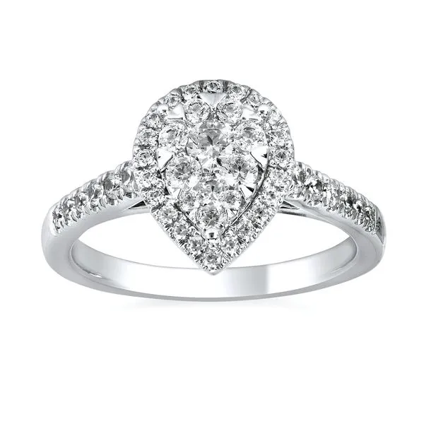 14k White Gold Bridal Set Image 2 Pfaff Jewelers Grandville, MI