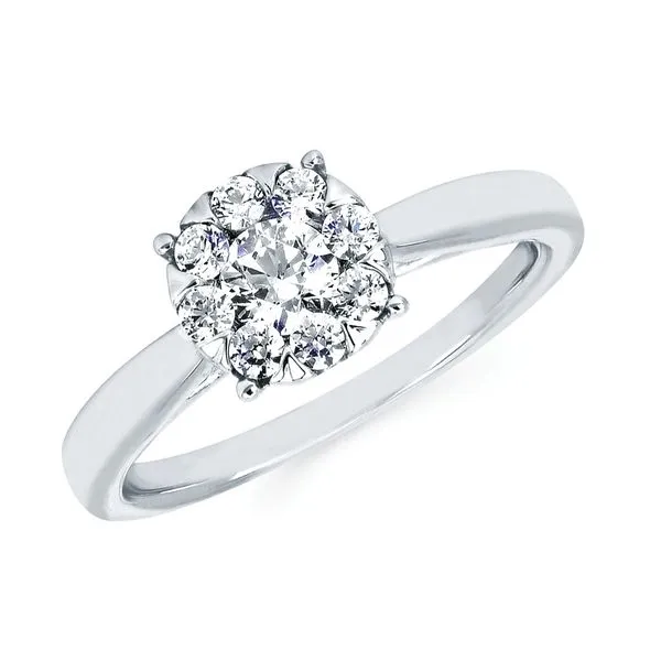 14k White Gold Engagement Ring Engelbert's Jewelers, Inc. Rome, NY