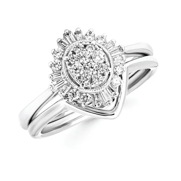 14k White Gold Bridal Set Pfaff Jewelers Grandville, MI