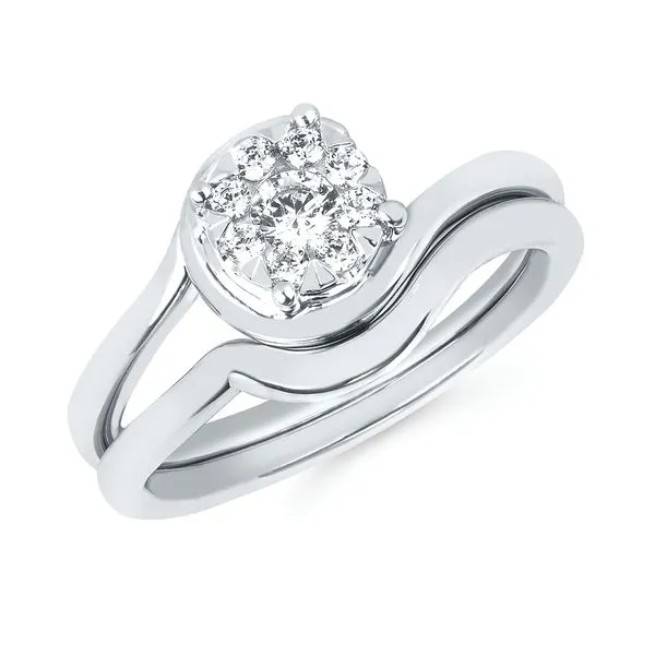 14k White Gold Bridal Set Pfaff Jewelers Grandville, MI