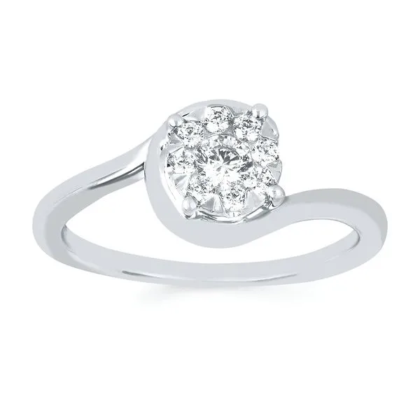 14k White Gold Bridal Set Image 2 Pfaff Jewelers Grandville, MI