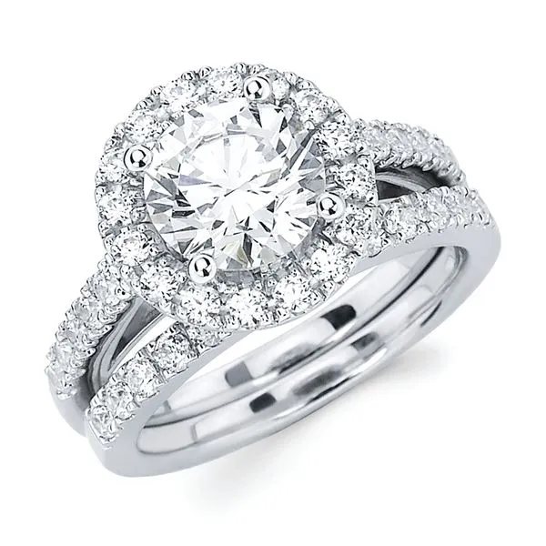 14k White Gold Bridal Set Pfaff Jewelers Grandville, MI
