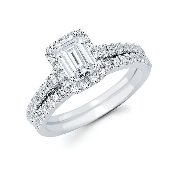 14k White Gold Bridal Set Pfaff Jewelers Grandville, MI