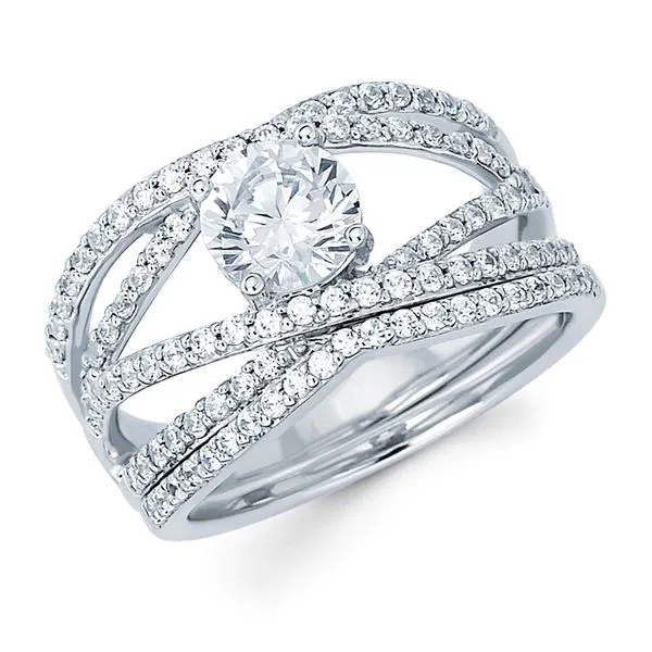 14k White Gold Bridal Set McCoy Jewelers Bartlesville, OK