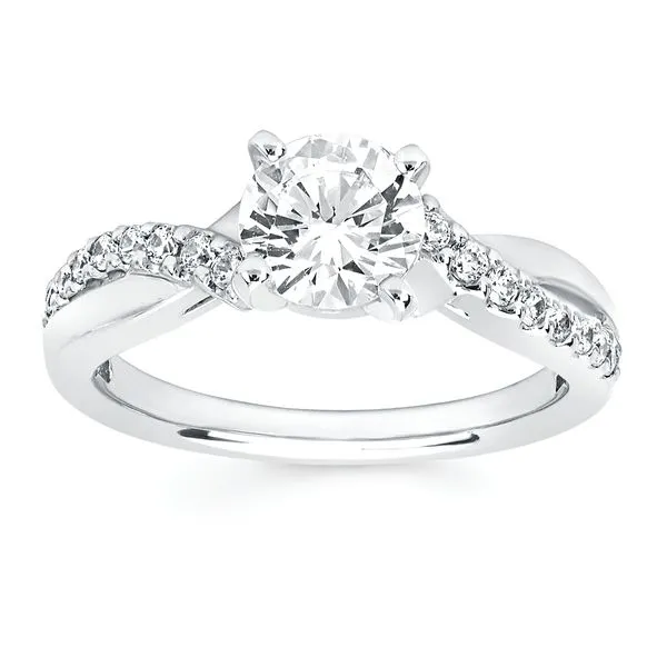 14k White Gold Bridal Set Image 2 Pfaff Jewelers Grandville, MI
