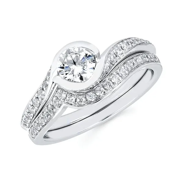 14k White Gold Bridal Set Whalen Jewelers Inverness, FL