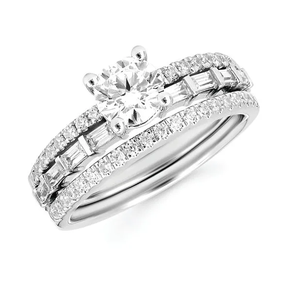 14k White Gold Bridal Set Pfaff Jewelers Grandville, MI