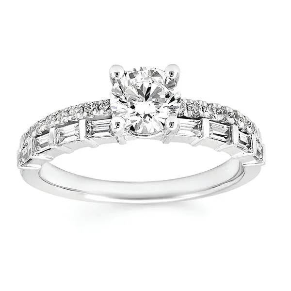 14k White Gold Bridal Set Image 2 Pfaff Jewelers Grandville, MI