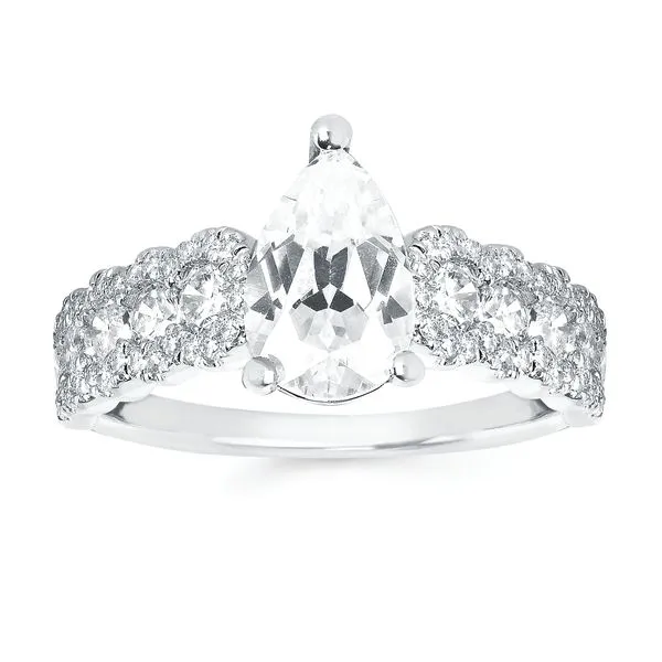 14k White Gold Bridal Set Image 2 Pfaff Jewelers Grandville, MI