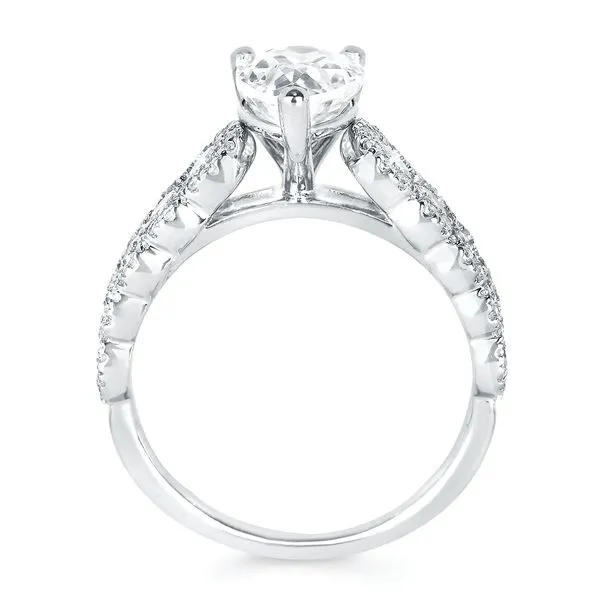 14k White Gold Bridal Set Image 4 Atlanta West Jewelry Douglasville, GA