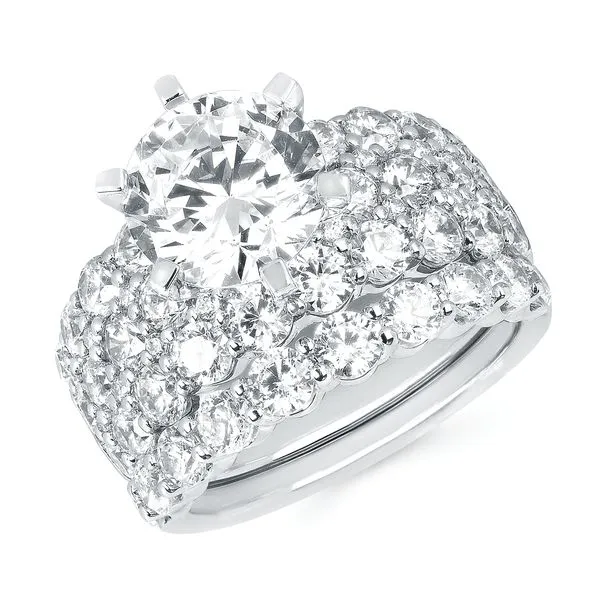 14k White Gold Bridal Set Nesemann's Diamond Center Plymouth, WI