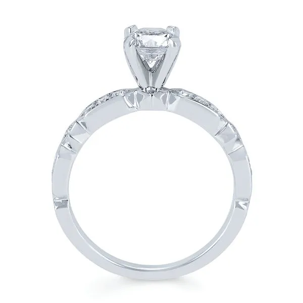 14k White Gold Bridal Set Image 4 Pfaff Jewelers Grandville, MI