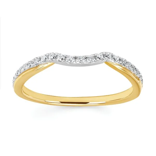 14k Yellow & White Gold Bridal Set Image 3 Pfaff Jewelers Grandville, MI