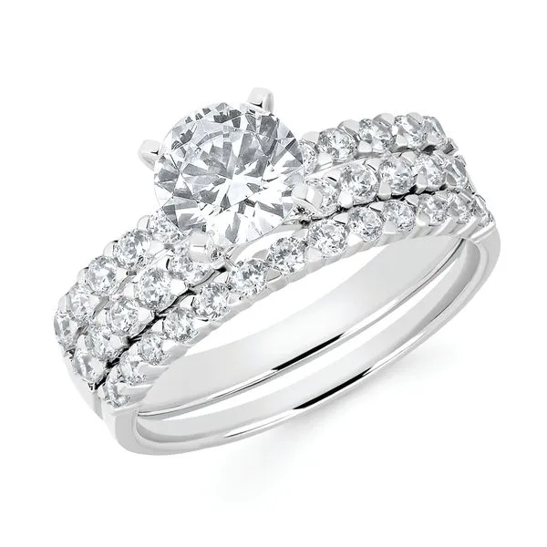 14k White Gold Bridal Set Jimmy Smith Jewelers Decatur, AL