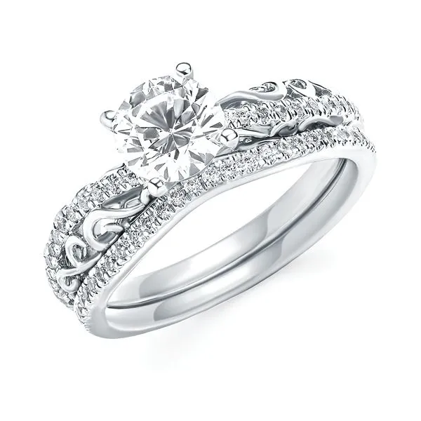 14k White Gold Bridal Set Richard's Jewelry Berne, IN