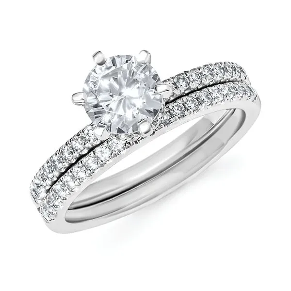14k White Gold Bridal Set Ellsworth Jewelers Ellsworth, ME