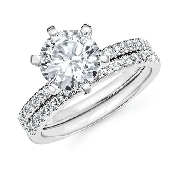 14k White Gold Bridal Set Avitabile Fine Jewelers Hanover, MA