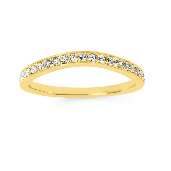 14k Yellow & White Gold Bridal Set Image 4 Engelbert's Jewelers, Inc. Rome, NY