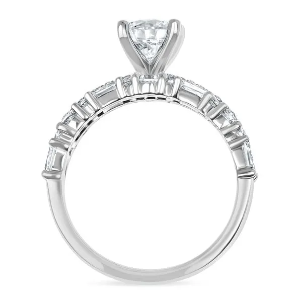 14k White Gold Bridal Set Image 4 J. Meredith Jewelers Delafield, WI