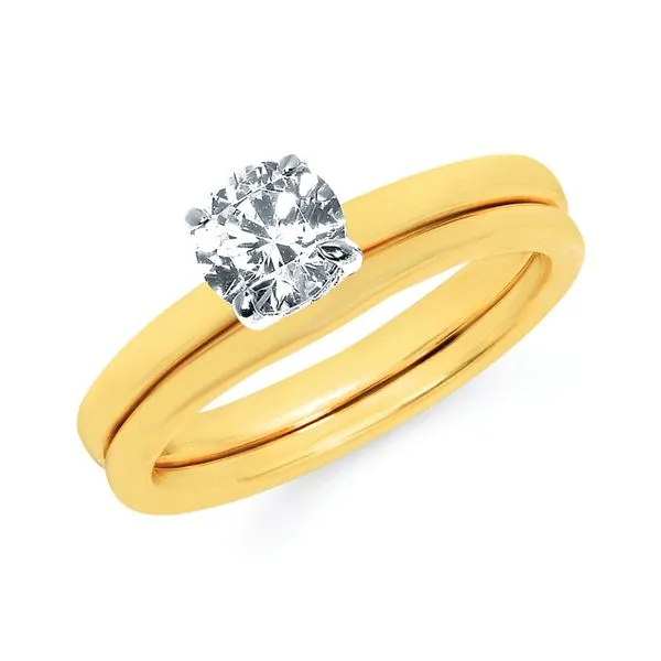 14k Yellow & White Gold Engagement Ring Wink's Fine Jewelry Brookings, SD