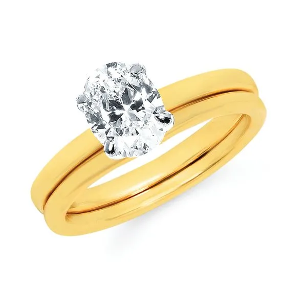 14k Yellow & White Gold Engagement Ring Long Jewelers Chesapeake, VA