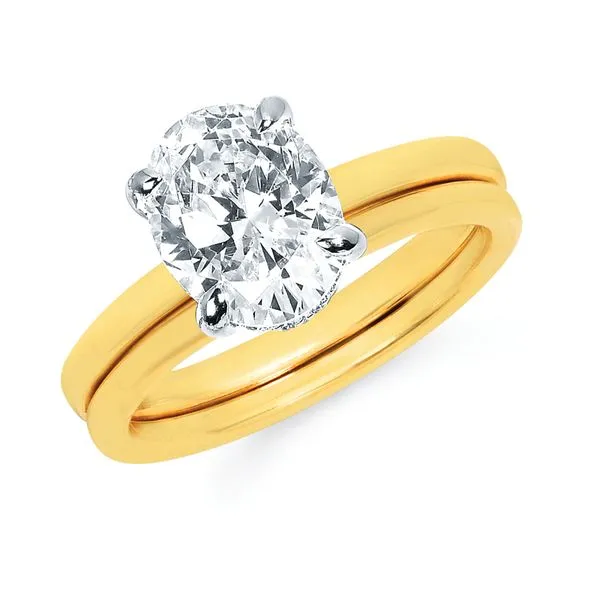 14k Yellow & White Gold Engagement Ring Long Jewelers Chesapeake, VA