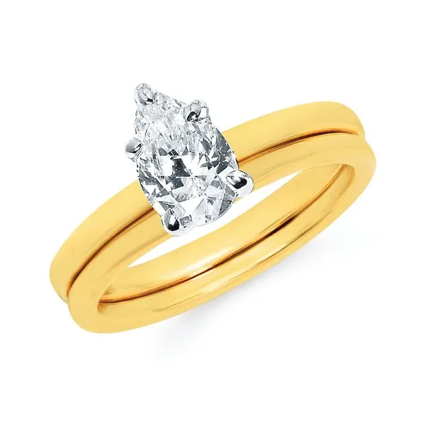 14k Yellow & White Gold Engagement Ring J. Meredith Jewelers Delafield, WI
