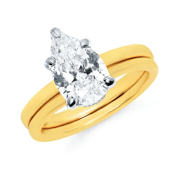 14k Yellow & White Gold Engagement Ring Pfaff Jewelers Grandville, MI
