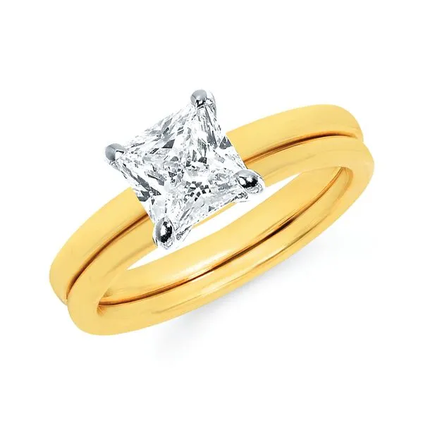 14k Yellow & White Gold Engagement Ring Trenton Jewelers Ltd. Trenton, MI