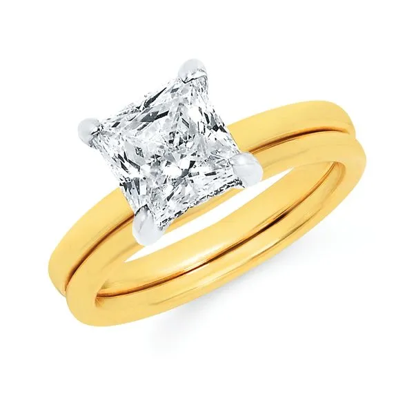 14k Yellow & White Gold Engagement Ring Tidwells of Greenwood Greenwood, SC