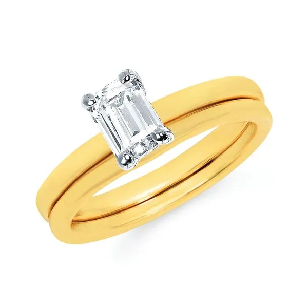 14k Yellow & White Gold Engagement Ring J. Meredith Jewelers Delafield, WI