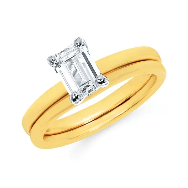 14k Yellow & White Gold Engagement Ring J. Meredith Jewelers Delafield, WI