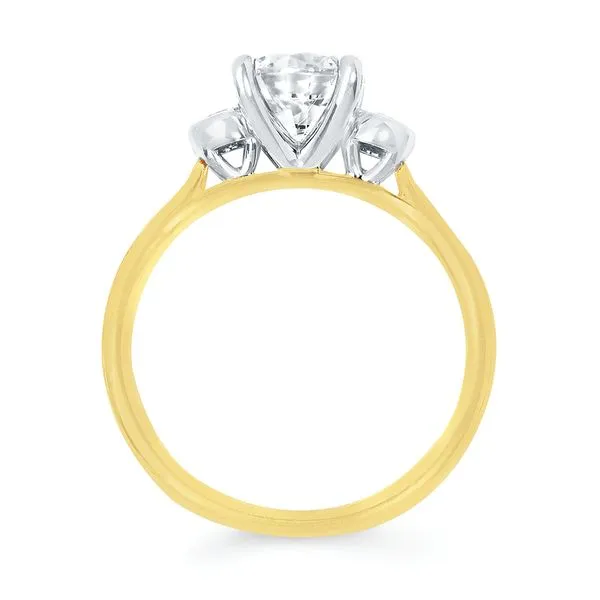 14k Yellow & White Gold Bridal Set Image 3 McCoy Jewelers Bartlesville, OK