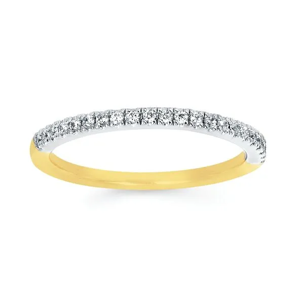 14k Yellow & White Gold Bridal Set Image 4 Jim's Jewelers Tyler, TX