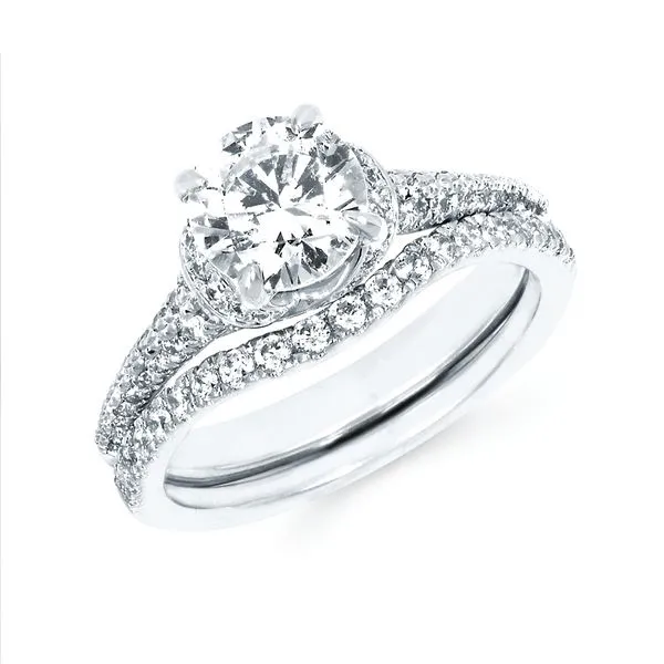 14k White Gold Bridal Set Beckman Jewelers Inc Ottawa, OH