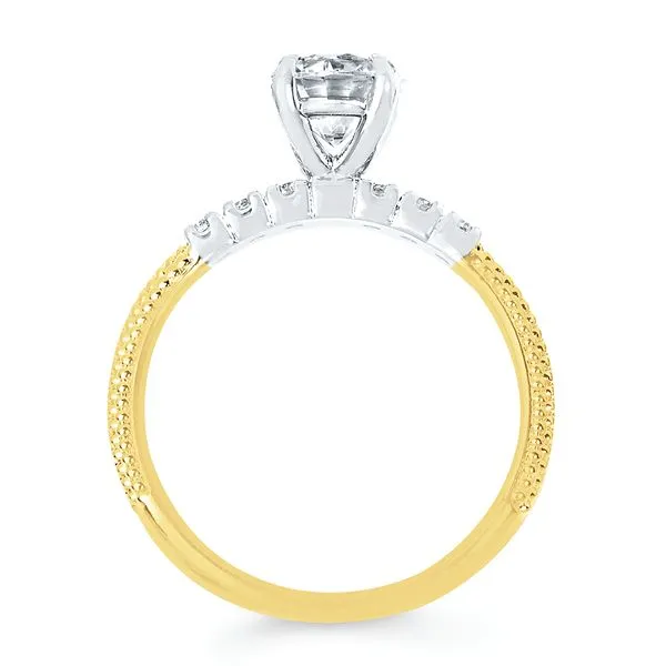 14k Yellow & White Gold Bridal Set Image 3 Michael's Jewelry North Wilkesboro, NC