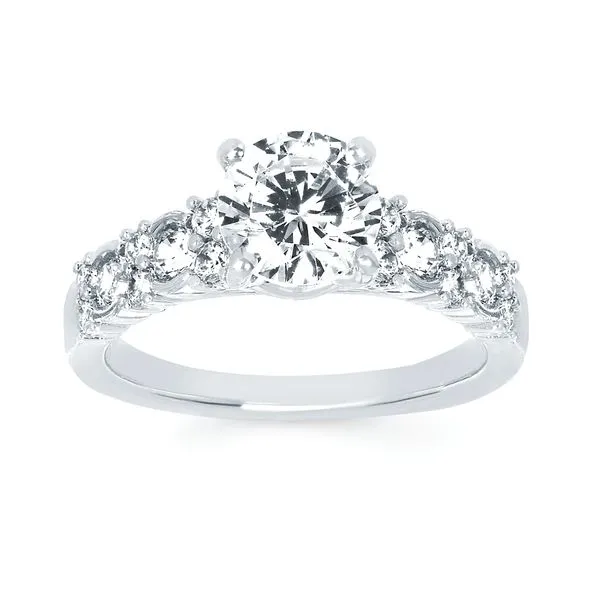 14k White Gold Bridal Set Image 2 McCoy Jewelers Bartlesville, OK