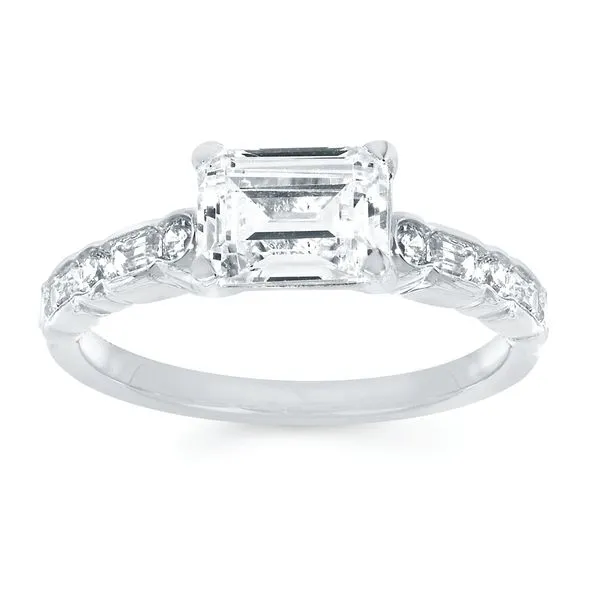 14k White Gold Bridal Set Image 2 Atlanta West Jewelry Douglasville, GA