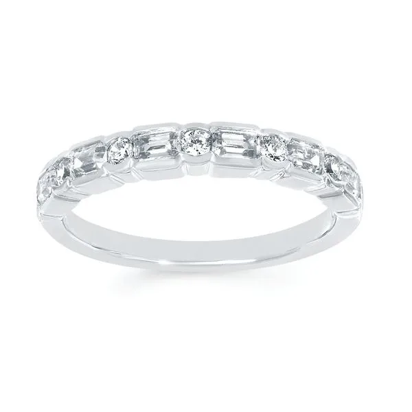 14k White Gold Bridal Set Image 4 Jim's Jewelers Tyler, TX