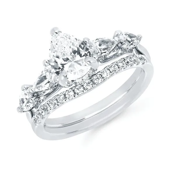 14k White Gold Bridal Set Trenton Jewelers Ltd. Trenton, MI