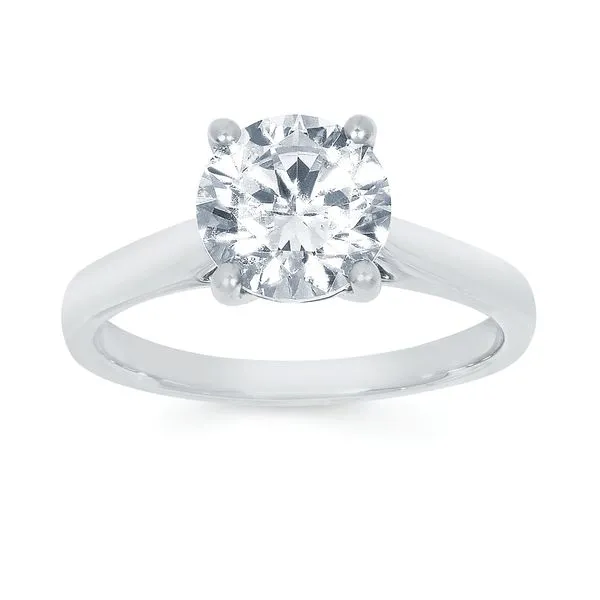 14k White Gold Engagement Ring Rick's Jewelers California, MD